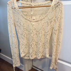 NWT Anthropologie Lace Blouse (Size medium) - completely sold out online